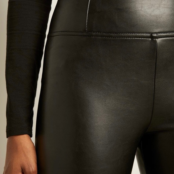 High-Waist Faux Leather Legging Pant - Picture 2 of 7